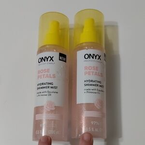 ONYX Rose Petals Hydrating Shimmer Mist X2